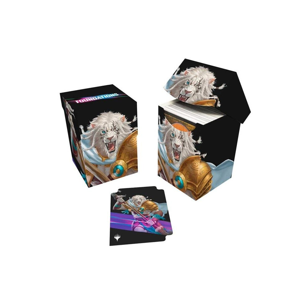 ht For Magic: The Gathering MTG Storage Container Deck Protector Carte Organizer Carte Trading Carte Storage Ajani Magic Oeuf Rigid Polypropylne