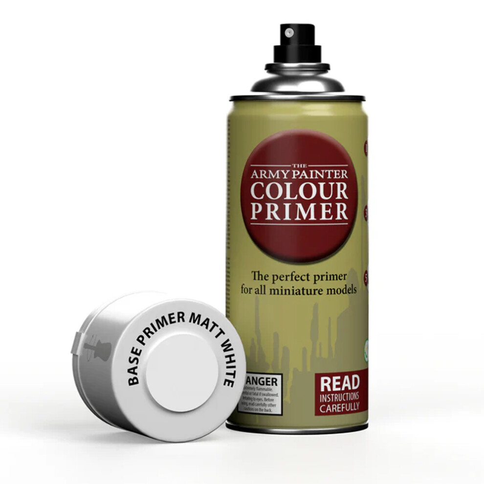 The Army Painter: Colour Spray Primer - Matt White 400Ml Cp3002 5713799300217