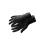 WUSSOW disposable nitrile XL gloves with diamond texture black 1