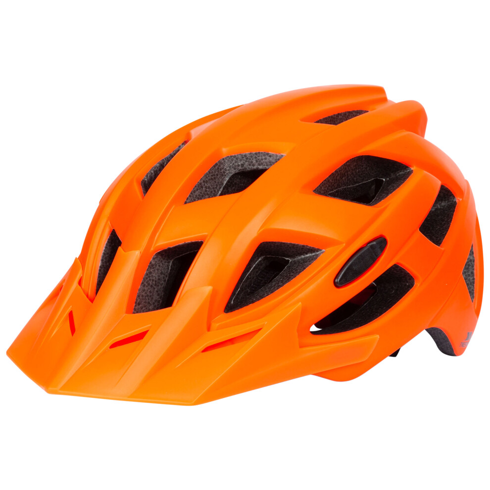 (L, Neon Red X) Trespass Adult Bike Helmet Cycling Visible Zprokit