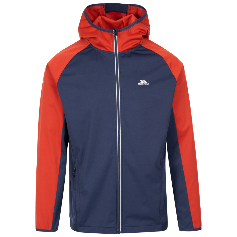 (L, Navy) Trespass Mens Activewear Hooded Jacket Furst