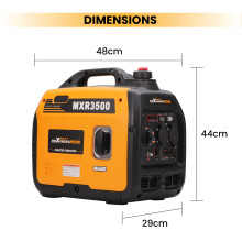 3300W Inverter Generator Petrol Silent Pure Sine Wave  Camping Travel
