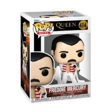 Figurine - FUNKO - Pop Rocks N 414 - Freddy Mercury - 9 cm - Schwarz - Unisex