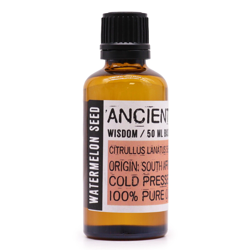 Base Oils Amber Bottle Watermelon Seed Oil 50ml