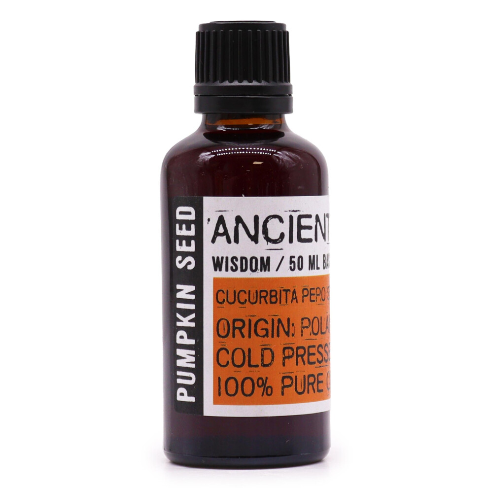 Base Oils Amber Bottle Pumpkin Seed Oil 50ml