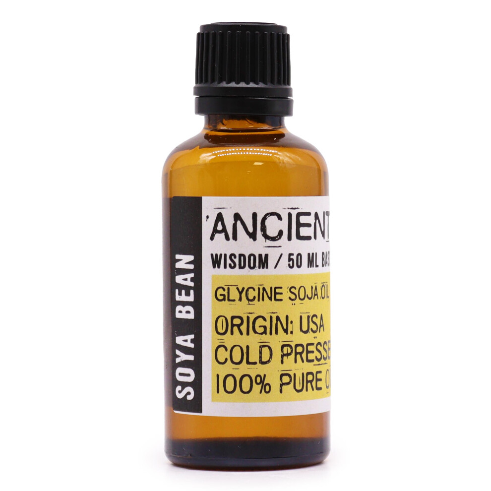 Base Oils Amber Bottle Soya Bean Oil 50ml