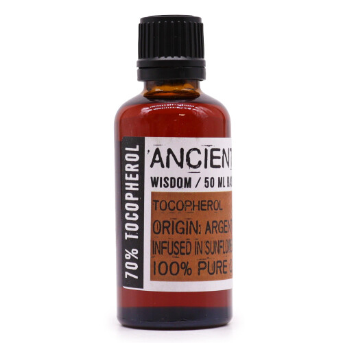 Base Oils Amber Bottle Tocopherol (Vitamin E) 50ml