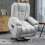 Homcom HOMCOM Riser and Recliner Chair for Elderly, Quick Assembly, Light Grey 1