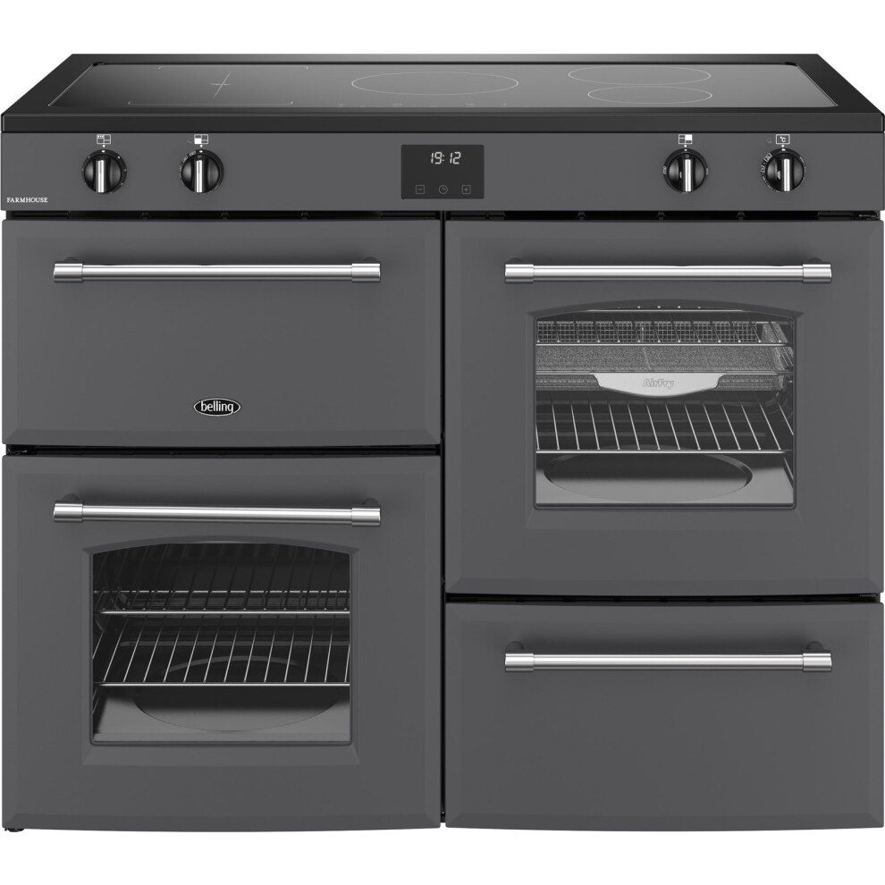 Belling Anthracite 444411840 110Cm Wide Farmhouse Induction Range Cooker In - Image 3