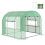 Outsunny Outsunny 3 x 3 x 2m Polytunnel Greenhouse with Doors and Mesh Windows 9