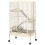 PawHut PawHut 4-Level Rolling Small Animal Cage, Rabbit Cage with 15cm Deep Bottom 2