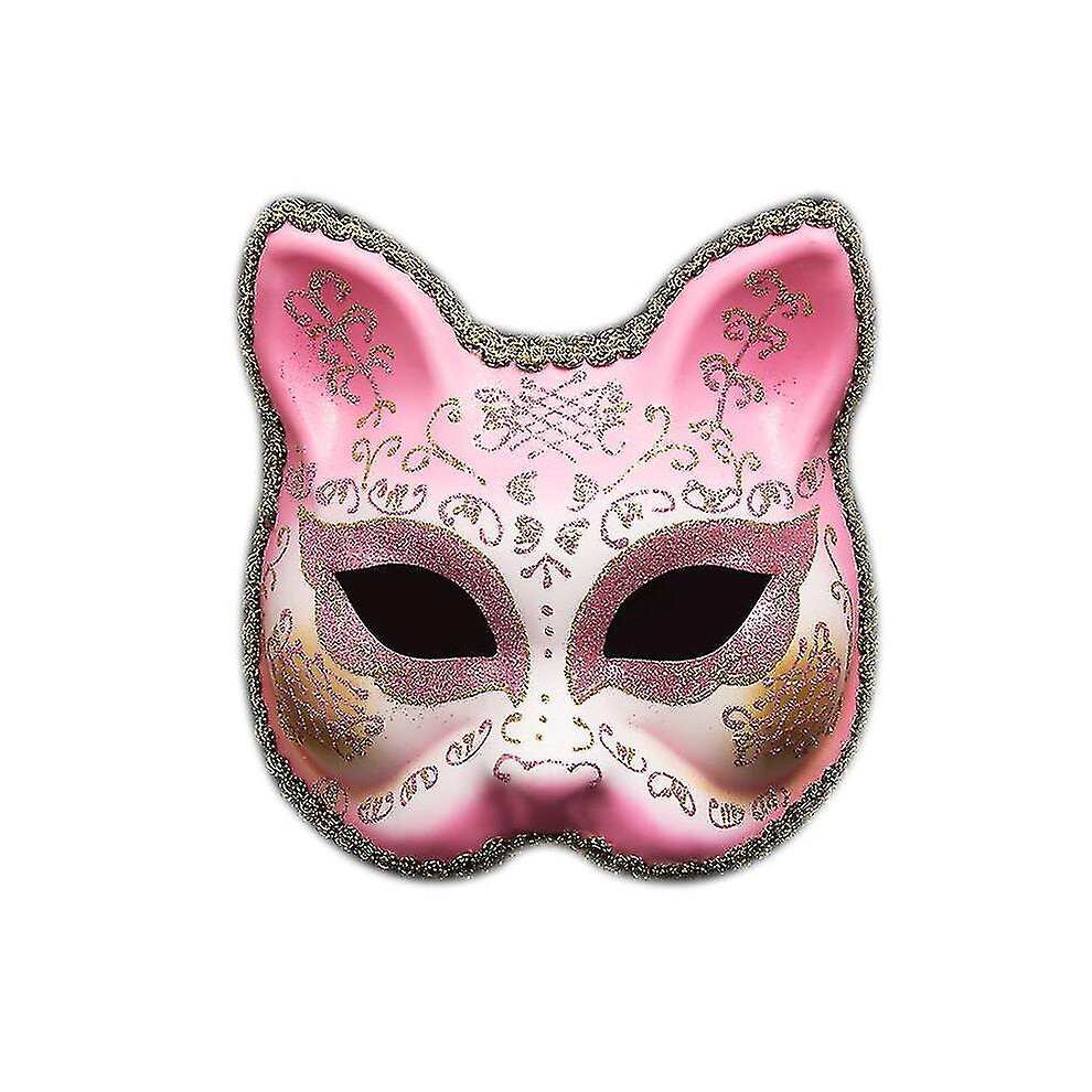 (Pink) Carnival Masquerade Mask Adult Party Mask Pink