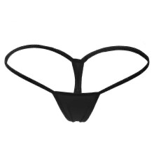 (XL, Black) Sexy Mini Thong Micro G-string Womens Underwear Briefs Panties Lingerie Knickers