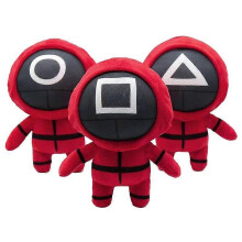 Squid Game Plush Toy Korean Drama Red Soldiers Plush Toys