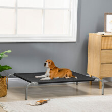 PawHut Cooling Pet Bed Elevated Dog Bed with Non-slip Pads for Large Medium Dogs