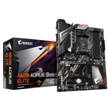 Moederbord - Gigabyte - A520 Aorus Elite - Socket AM4 - Bedraad - Zwart