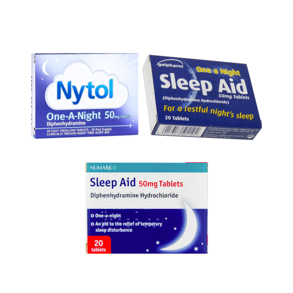 Thechemistonline One A Night Sleep Aid Diphenhydramine 20 X 50Mg - Nytol, Careway, Galpharm