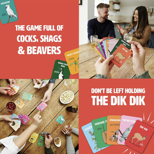 Asmodee Don't be a Dik Dik Card Game - Age 16+ 3+ Players - Ginger Fox 2