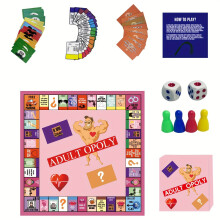 (Couple chess game) Adult Opoly Board Game, Couple Game Night, No Power Required, Battery-Free, Adult Sensual Toy