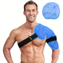 (Blue) Shoulder Ice Pack Rotator Cuff Cold Therapy, Reusable Ice Packs For Injuries