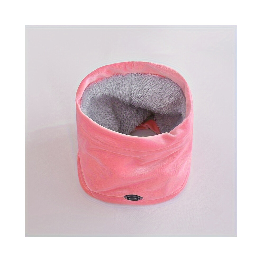 Flemye (Pink) Usb-Powered Heated Neck Warmer, 3 Adjustable Temperatures (45-60C)