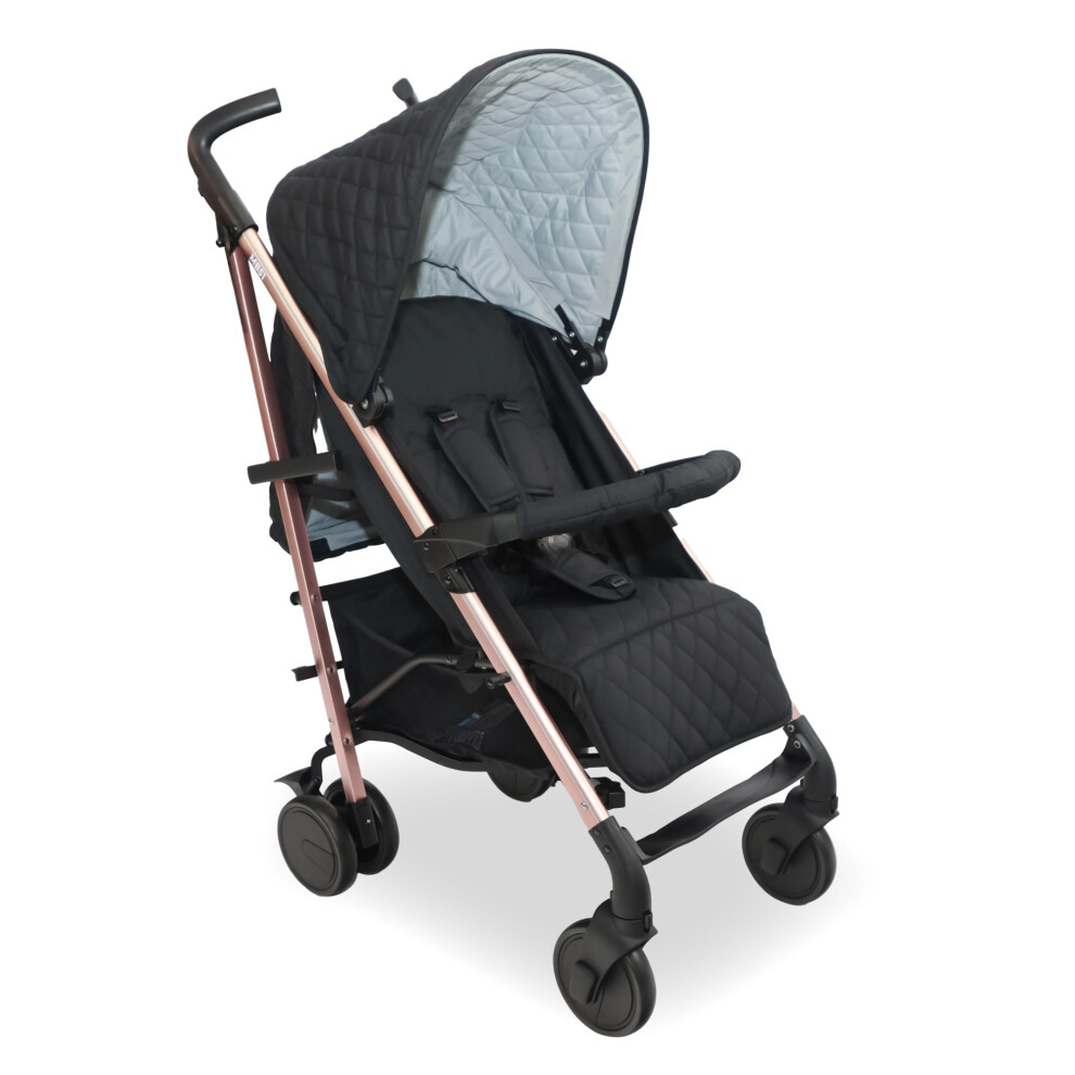 My Babiie Black Mb51 Stroller - Quilted