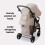 My Babiie My Babiie MB30 Plus Pushchair - Oatmeal 8