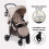 My Babiie My Babiie MB30 Plus Pushchair - Oatmeal 6