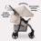 My Babiie My Babiie MB30 Plus Pushchair - Oatmeal 5