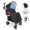 My Babiie My Babiie MB51 Plus Stroller - Quilted Black 1