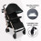 My Babiie My Babiie MB51 Plus Stroller - Quilted Black 6