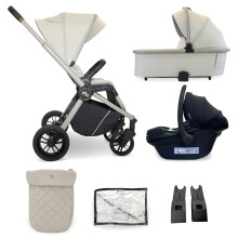 My Babiie MB450i 3-in-1 Travel System - Ivory