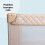 My Babiie My Babiie Blush Quilted Travel Cot 7