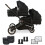 My Babiie My Babiie MB33 Tandem Pushchair - Black Leopard 1