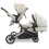 My Babiie My Babiie MB33 Tandem Pushchair - Ivory 5