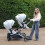 My Babiie My Babiie MB33 Tandem Pushchair - Ivory 9