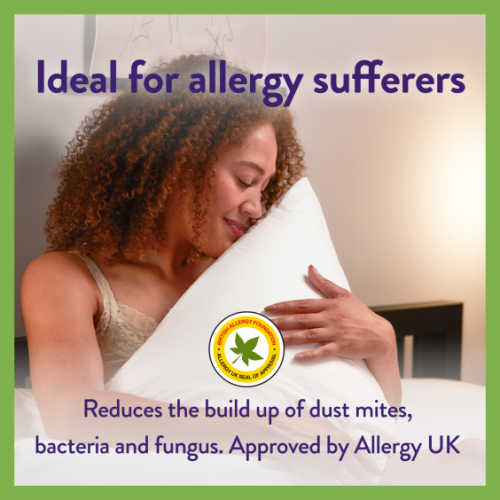Slumberdown (Soft Pillow, 2 Pack) Slumberdown Anti Allergy Pillow UK Made 2