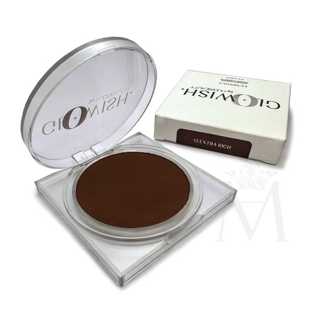 Huda Beauty GloWish Luminous Pressed Powder 13 Extra Rich