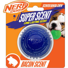 Nerf Dog Bacon Scented Super Scent Solid Core Ball Throw & Fetch Toy