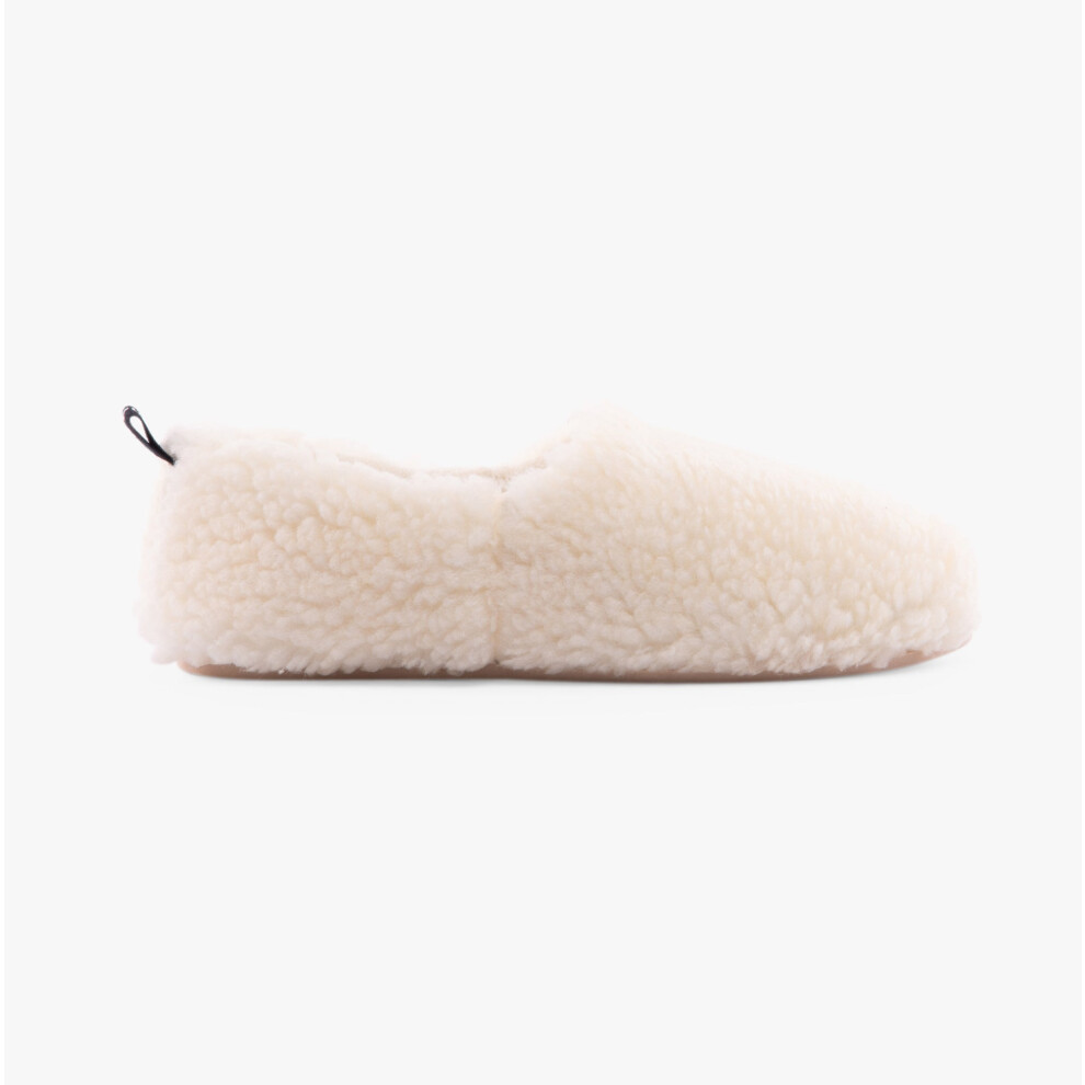 (UK 8) Hush Puppies EMILY Womens Slippers Cream