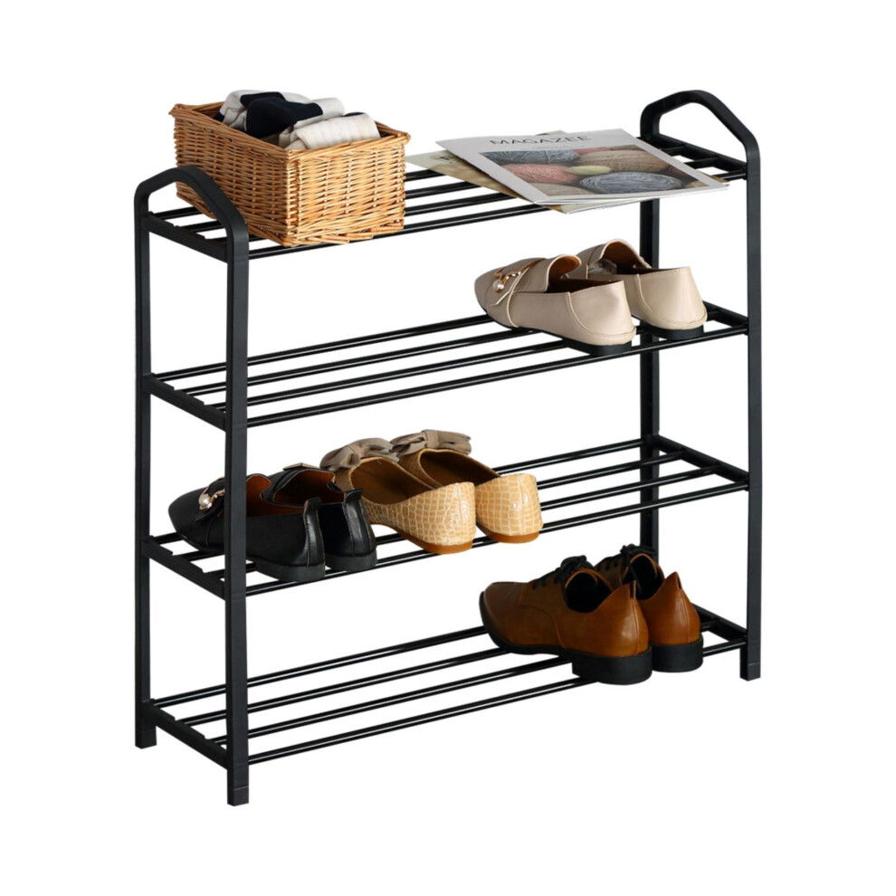 (4 Tier Shoe Rack) 4 / 5 Tier Shoe Storage Rack Footwear Stand Shelf Hallway