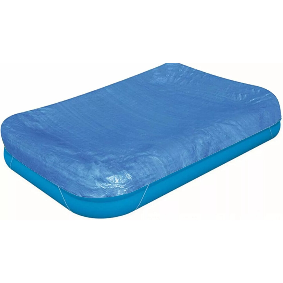 EXTRA STRONG 6ft/200cm Rectangular Inflatable Above Ground Swimming Paddling Pool Cover Dust Free Garden Outdoor