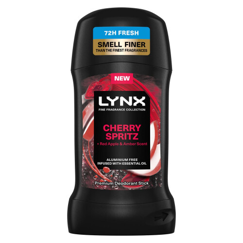 Lynx Lynx Deodorant Stick Cherry Spritz with 72Hrs Freshness 50ml, 3 Pack 1