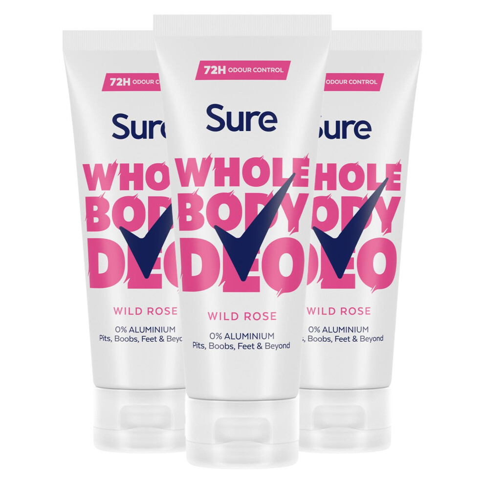 Sure Fresh Citrus Whole Body Deodorant Stick Aluminium Free 50ml, 3 Pack