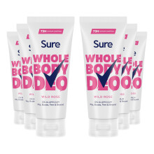 Sure Fresh Citrus Whole Body Deodorant Stick Aluminium Free 50ml, 6 Pack