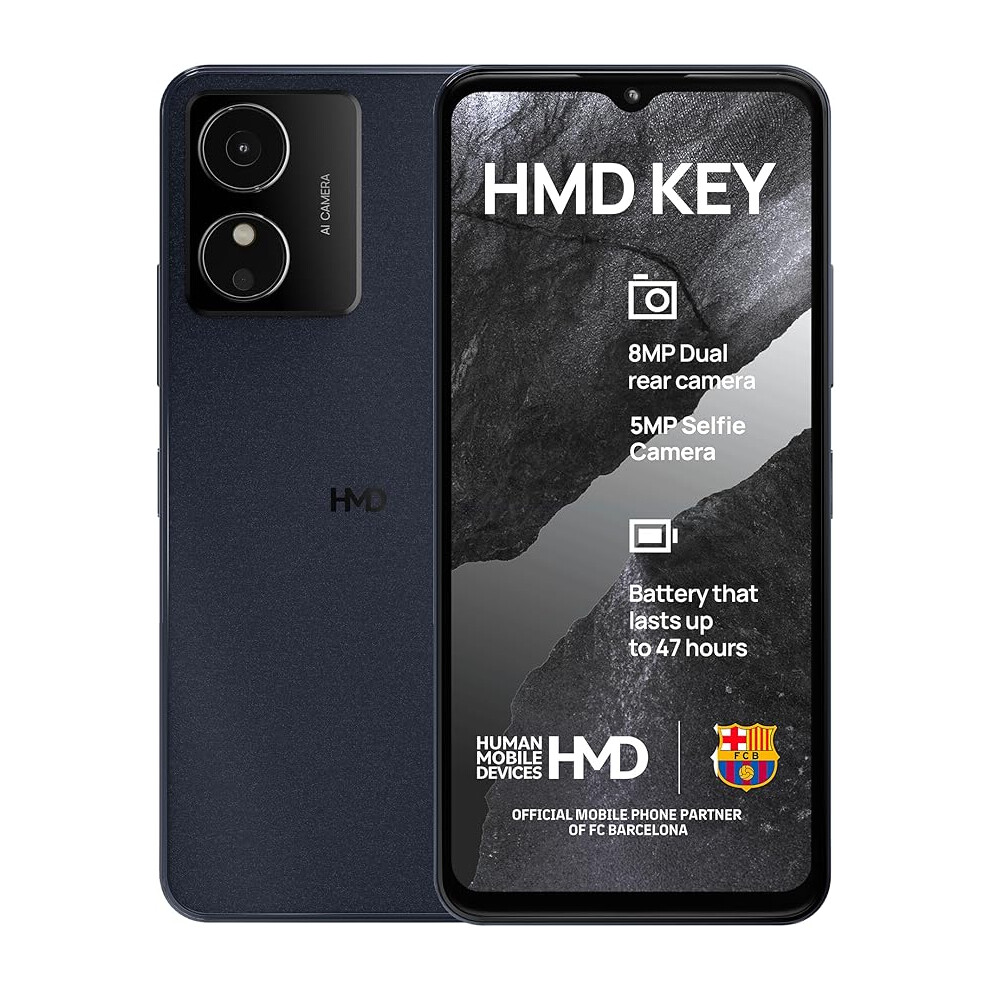 HMD Key 32GB Mobile Phone - Midnight Black SIM Free Unllocked