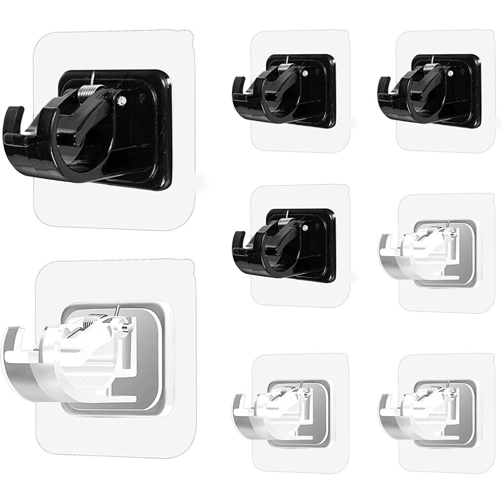 Curtain Rod Brackets No Drilling Self Adhesive Holder Hooks Nail Free Hangers