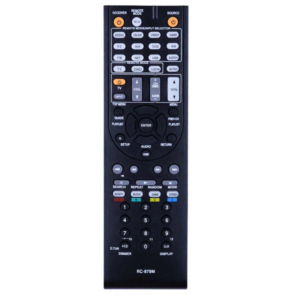 Rc-879M Remote Control For Tx-Nr535 Tx-Sr333 Ht-R393 Ht-S3700 Power Emplifier Av Receiver Controller Black 4852544049870