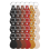 30Pcs Chaveiro de couro PU Key Fobs com rebites e an?is Sublima??o Blanks 1