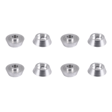 Lot de 8 joints de bielle en m?tal pour voiture RC C14 C24 C34 C44 MN D90 D91 D99S, argent